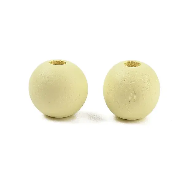 Wood European Beads