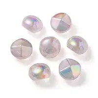 UV Plating Luminous Transparent Acrylic Beads