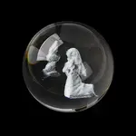Religious Element Glass Crystal Ball Crystal Ball without Wood Stand