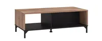 Konferenční stolek rhys - dub flagstaff/černá