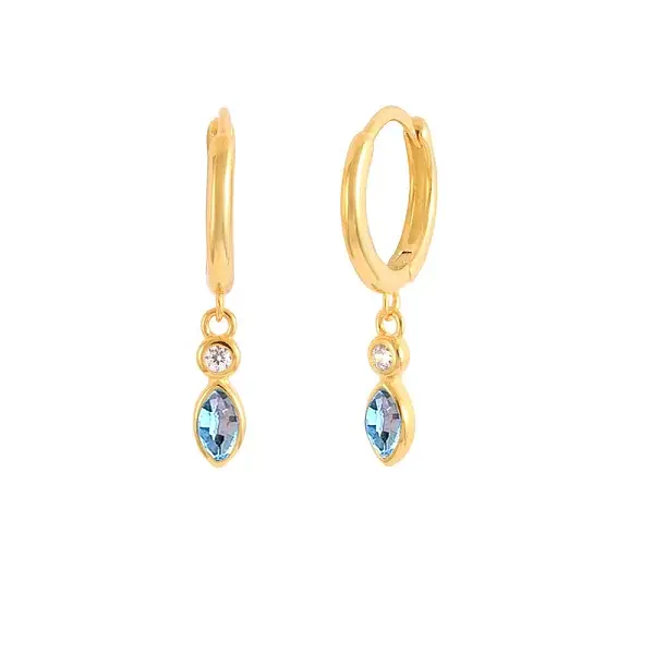 Vintage Silver Water Drop Earrings with Zirconia Stones and Tassels