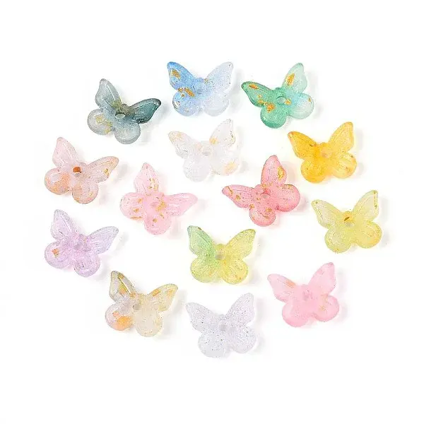 Gradient Color Transparent Acrylic Beads