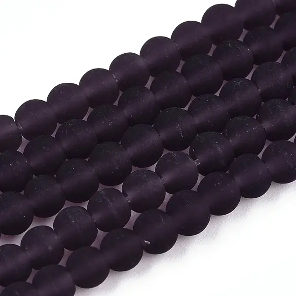 Transparent Glass Beads Strands