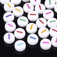 Initial Acrylic Beads