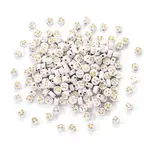 Opaque White Acrylic Beads