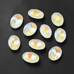 Mocha Fluorescent Style Glass Rhinestone Cabochons