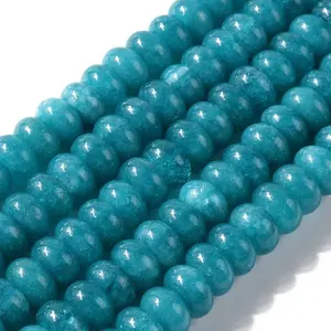 Dyed Natural White Jade Beads Strands