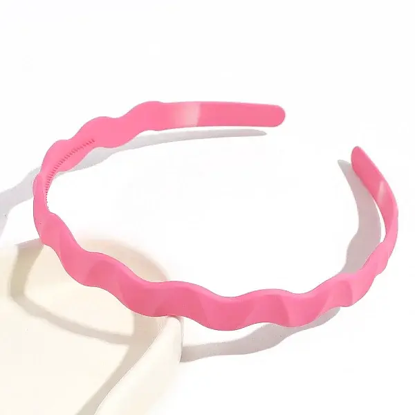Plastic Wavy Hair Bands for Girls Women