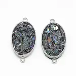 Natural Druzy Gemstone Links connectors
