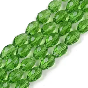 Transparent Glass Beads Strands