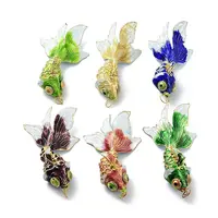 Brass Cloisonne Pendants