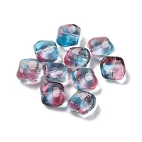 Baking Paint Transparent Glass Beads