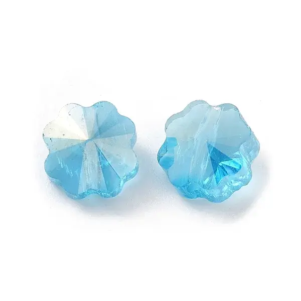 Transparent Electroplate Glass Beads