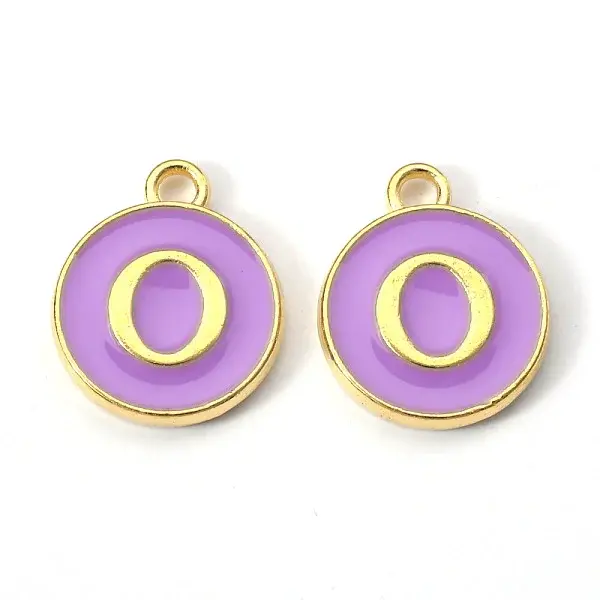 Golden Plated Alloy Enamel Charms