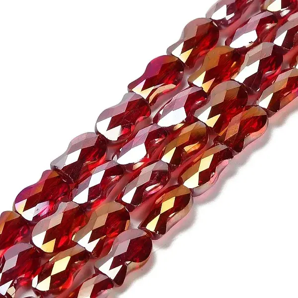 Electroplate Glass Beads Strands