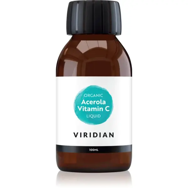Viridian Nutrition Organic Acerola Vitamin C Liquid sirup s vitaminem C 100 ml
