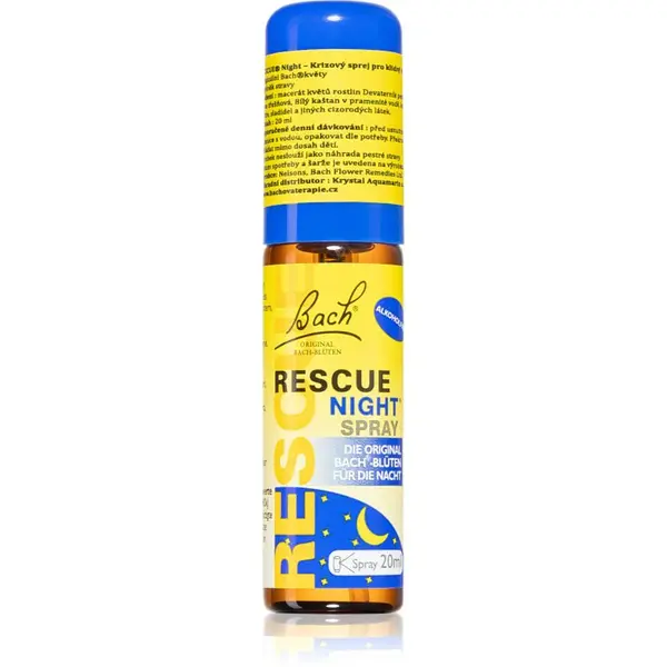 Bach® Flower Remedies RESCUE® Night® sprej sprej při potížích se spánkem a usínáním 20 ml
