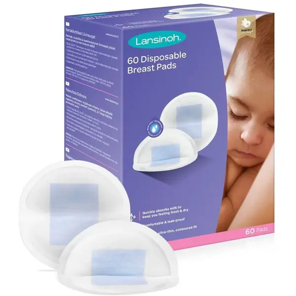 Lansinoh Breastfeeding Disposable Breast Pads jednorázové vložky do podprsenky 60 ks
