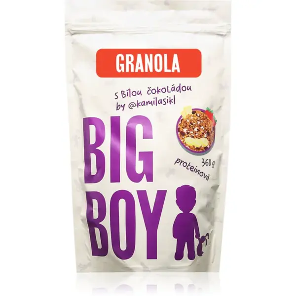 Big Boy Protein granola s bielou čokoládou granola s čokoládou 360 g