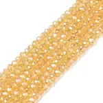 Electroplate Glass Beads Strands