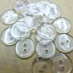 Lucid Round 2-hole Shirt Button