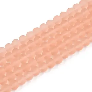 Transparent Glass Beads Strands