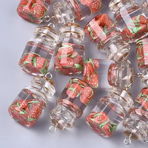 Glass Bottle Pendants