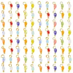 300Pcs 3 Colors Electroplate Glass Charms