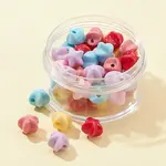 50Pcs 6 Colors Opaque Acrylic Beads