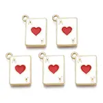 Rack Plating Alloy Enamel Pendants