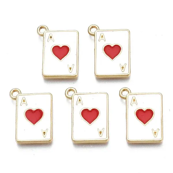 Rack Plating Alloy Enamel Pendants