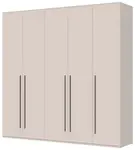Pětidveřová šatní skříň baptiste - béžová