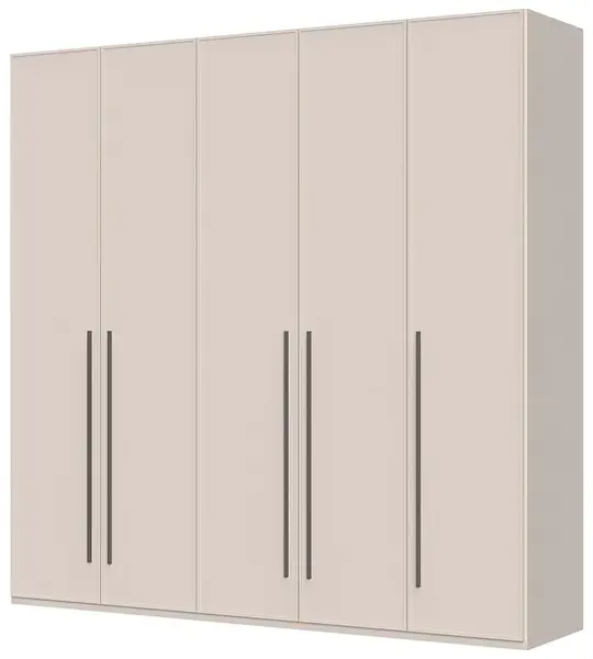 Pětidveřová šatní skříň baptiste - béžová
