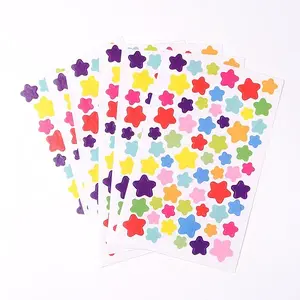 Star Pattern DIY Paper Picture Stickers
