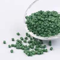 Cube Opaque Colours Glass Seed Beads