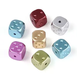 Spray Painted Opaque Acrylic Beads