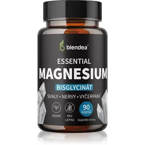 Blendea Essential Magnesium kapsuly na podporu zníženia únavy a vyčerpania, pre normálny stav zubov, kostí a svalov 90 cps