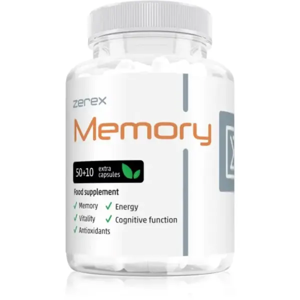 Zerex Memory kapsuly na udržanie energie a kognitívnej výkonnosti 60 cps
