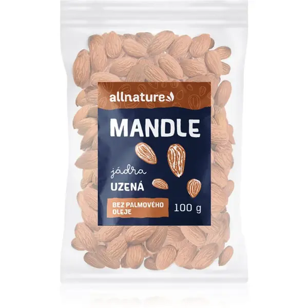 Allnature Mandle údené orechy údené 100 g