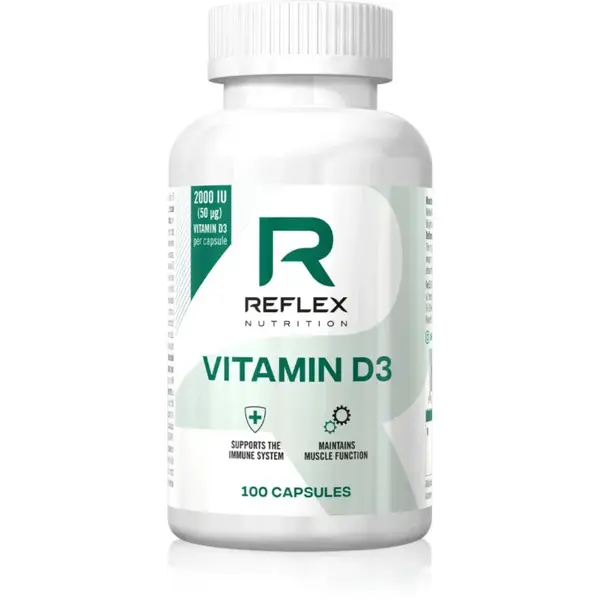 Reflex Nutrition Vitamin D3 100 pcs kapsuly s vitamínom D 100 cps