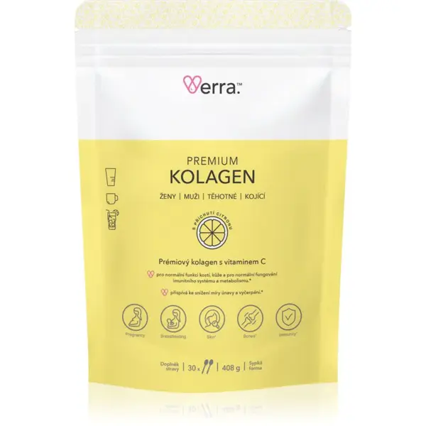 Verra Premium Kolagén kolagén s príchuťou citrón 408 g