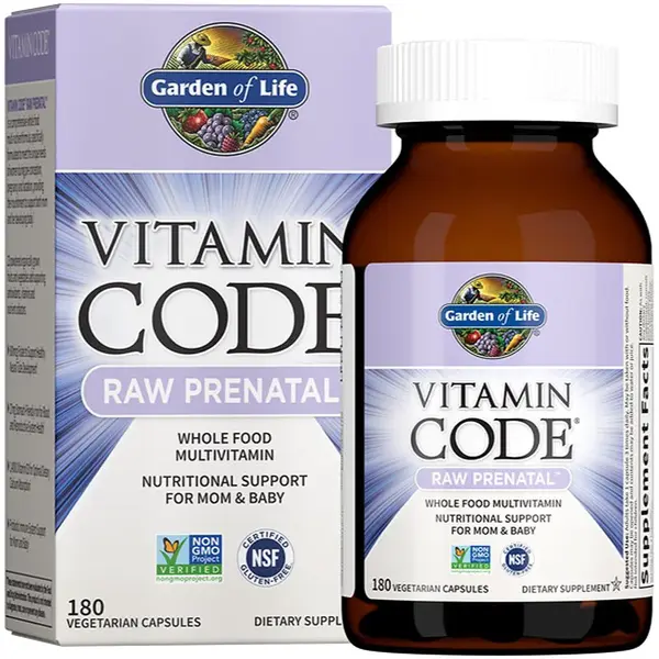 Garden of Life Vitamin Code RAW Prenatal kapsuly s multivitamínovým komplexom pre ženy 180 cps