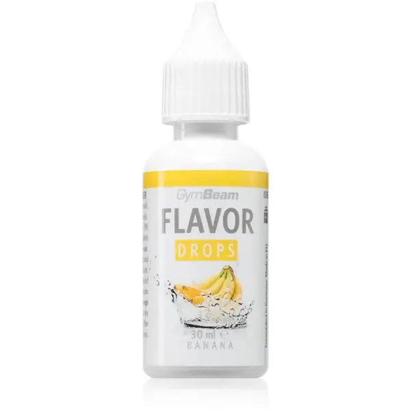 GymBeam Flavor Drops dochucovadlo príchuť Banana 30 ml