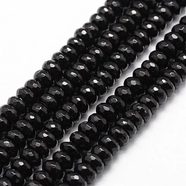 Natural Black Onyx Beads Strands