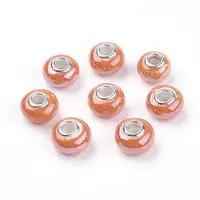 Handmade Porcelain European Beads for Jewelry Making