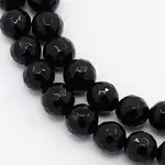Black Stone Beads Strands