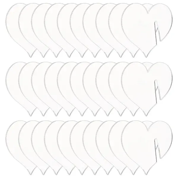 60Pcs Acrylic Wine Glass Charms