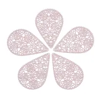 430 Stainless Steel Filigree Pendants