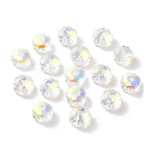 Electroplate Transparent Glass Beads