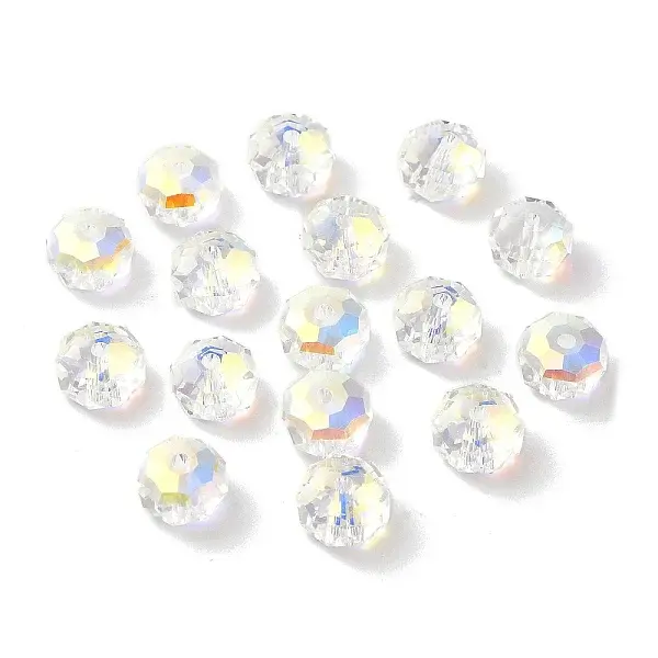 Electroplate Transparent Glass Beads